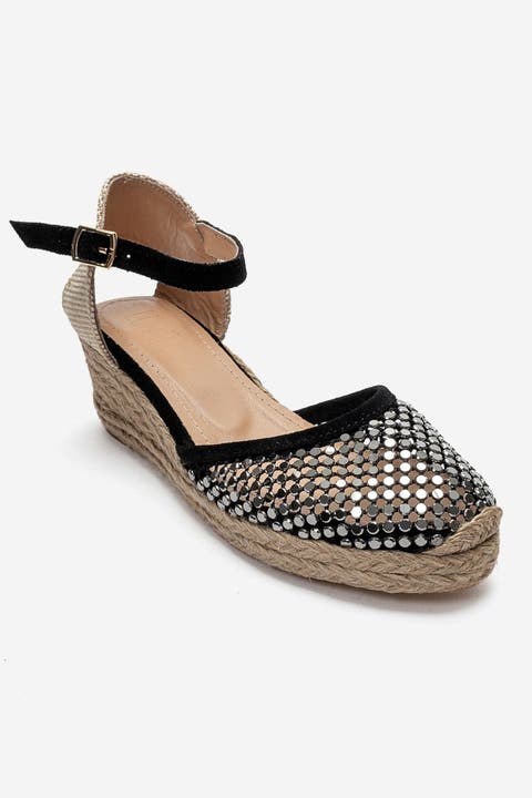 Drelix Leather Espadrille Sandal