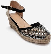 Forever & Always Shoes Drelix Leather Espadrille Sandal