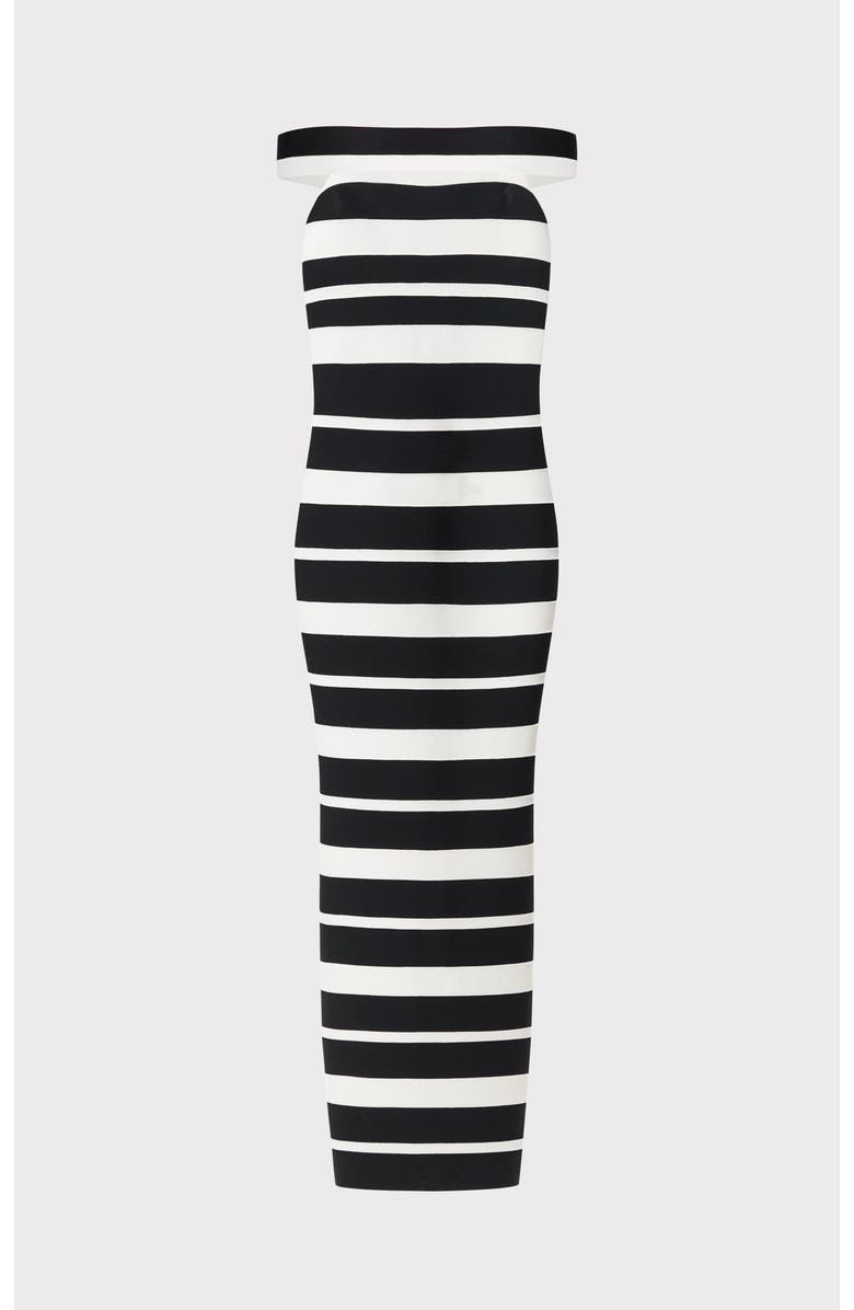 Herve Leger The Kiva Gown, Alternate, color, Black Alabaster