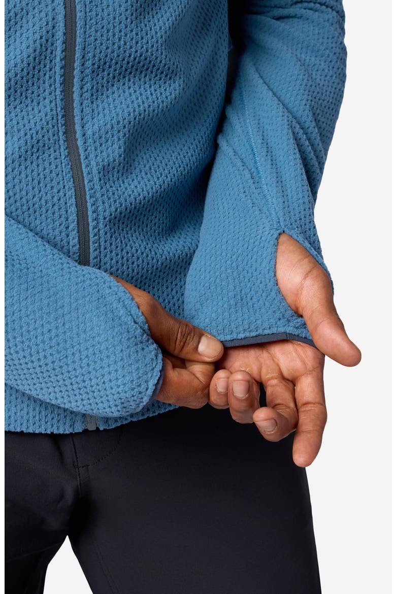 AirFleece Zip Hoodie, Alternate, color, SUMMER STORM