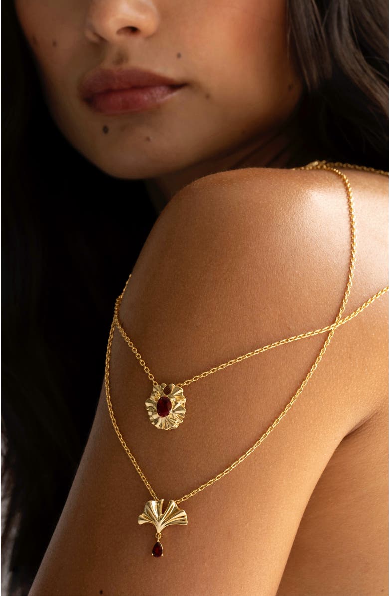 SEREIA OFFICIAL Clara Necklace, Alternate, color, Yellow Gold