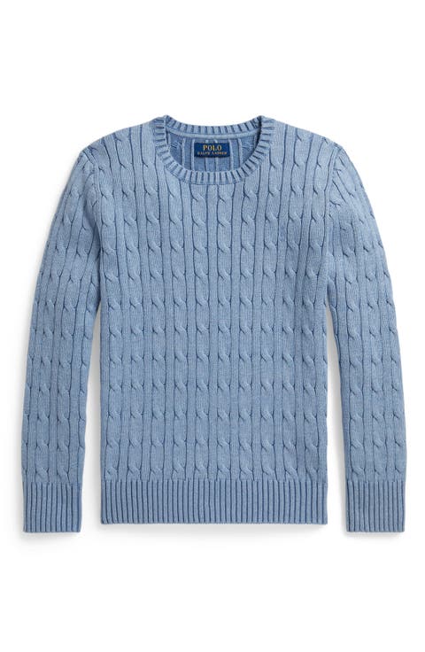 Kids' Cable Stitch Sweater (Big Kid)