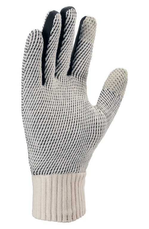 Jordan Airy Knit Touchscreen Gloves In Gray