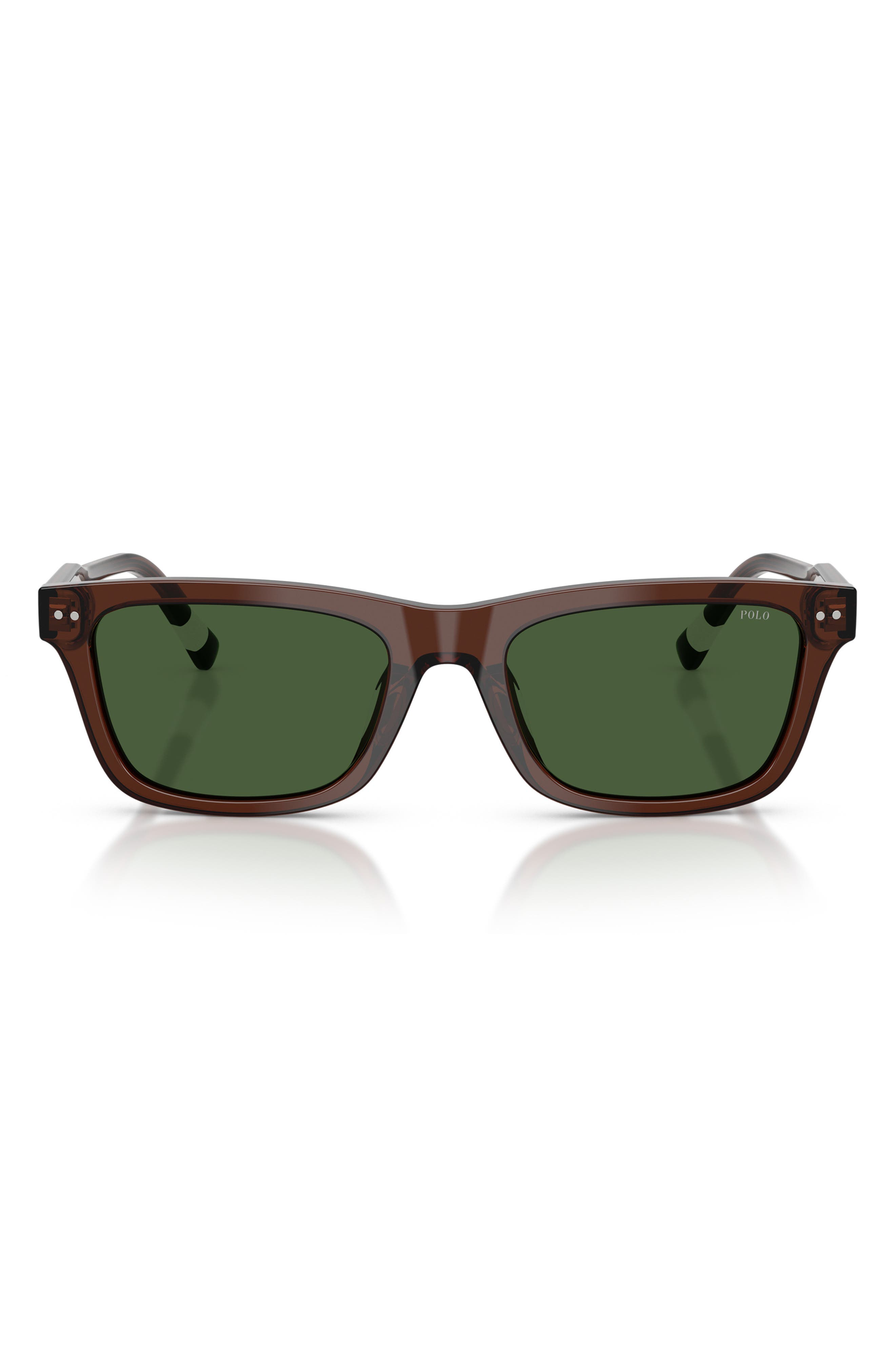 selected TRANSPARENT BROWN / GREEN