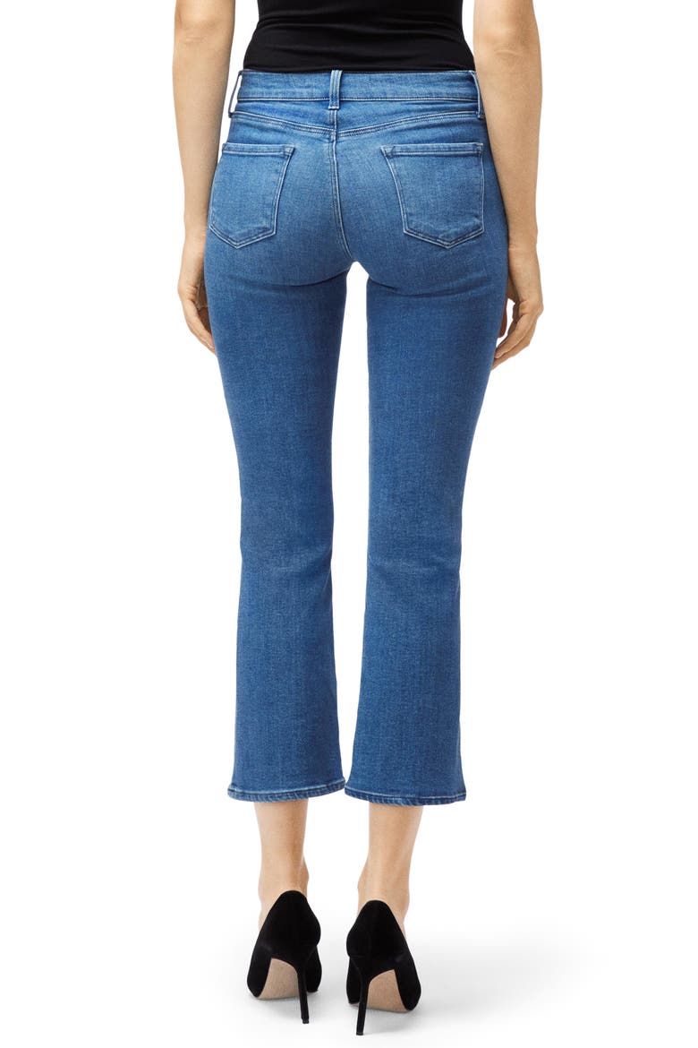 Selena Crop Bootcut Jeans, Alternate, color, TRUE LOVE