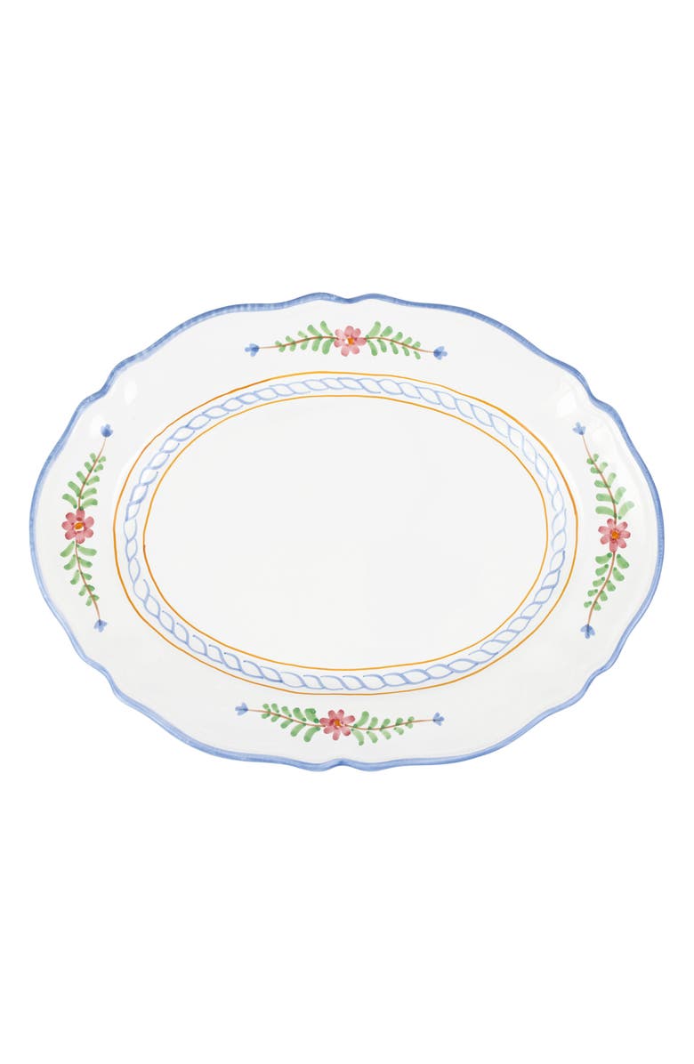 VIETRI Bella Rose Oval Platter, Main, color, Multi