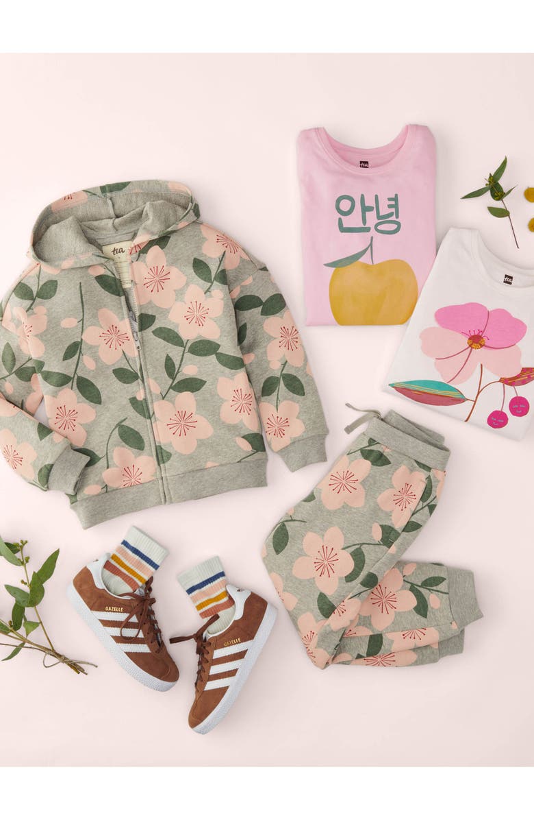 Tea Collection Going Places Joggers, Alternate, color, Plum Blossom