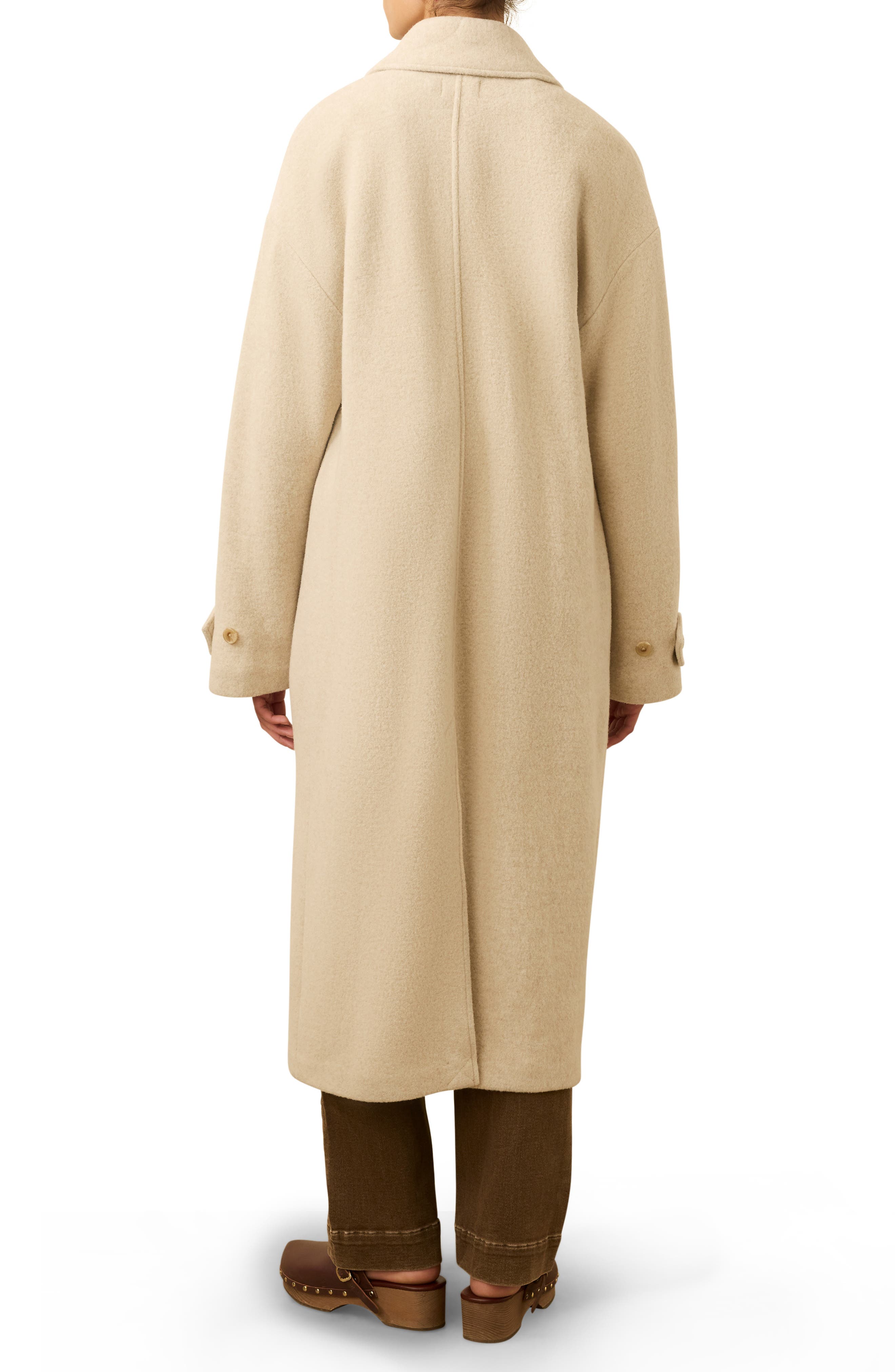 Faherty Atlantic Wool Blend Knit Coat (Women) | Nordstrom