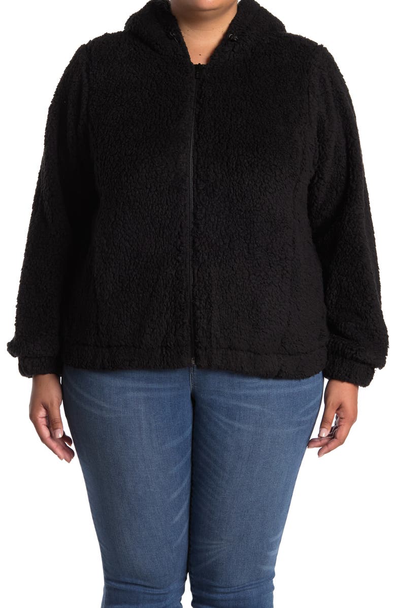 Marc New York Performance Zip Front Faux Shearling Jacket, Alternate, color,