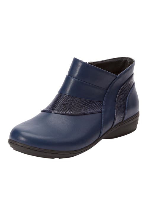 Comfortview The Jolene Bootie In Blue