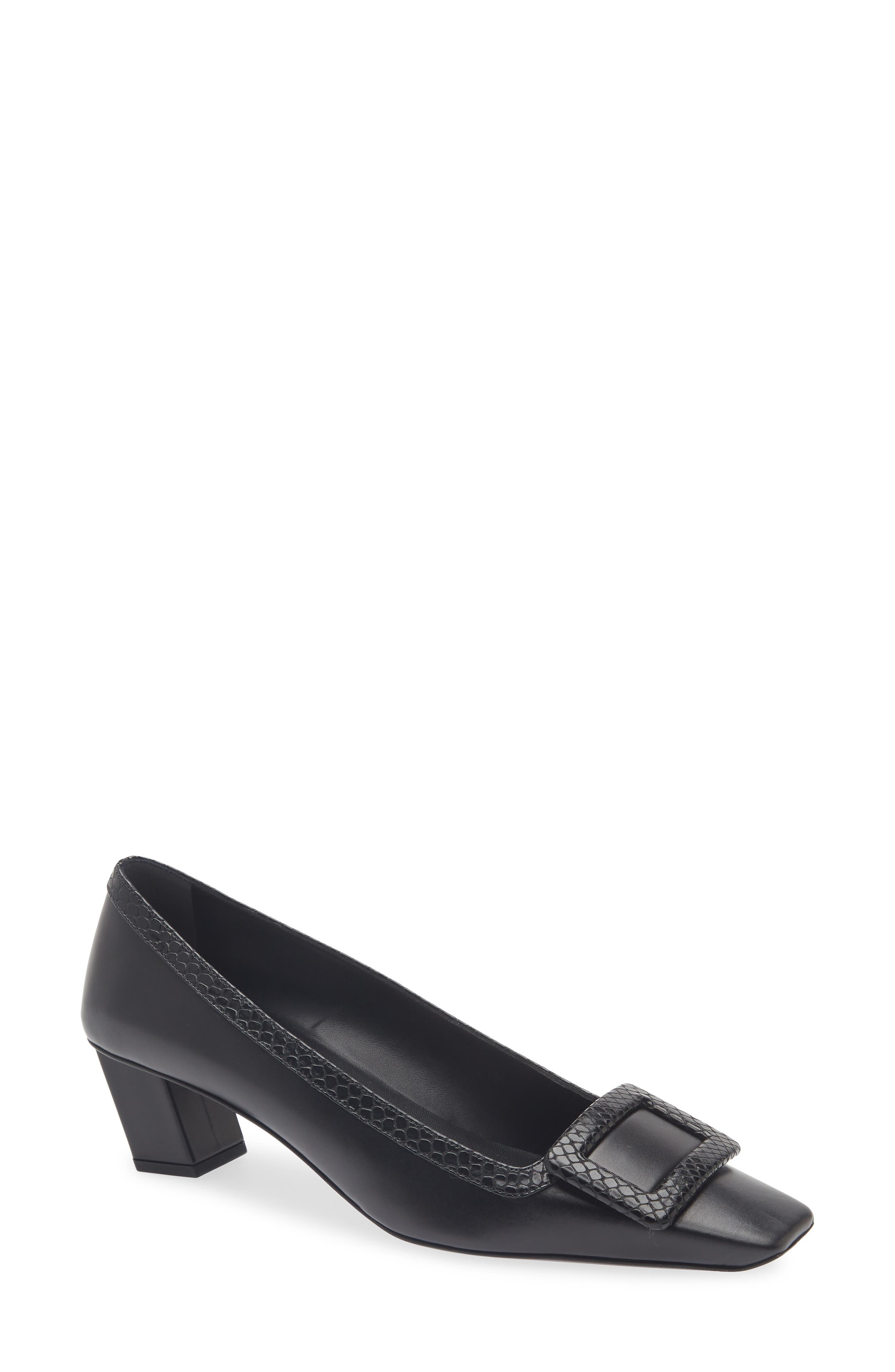 Belle Vivier Leather Pump, Main, color, NERO