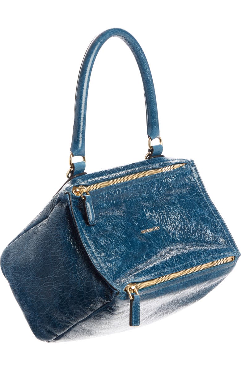 Givenchy Small Pandora Creased Patent Leather Shoulder Bag, Main, color,