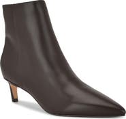 Nine West Brite Pointed Toe Kitten Heel Bootie