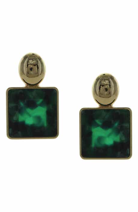 OLIVIA WELLES Ruby Marbled Earrings