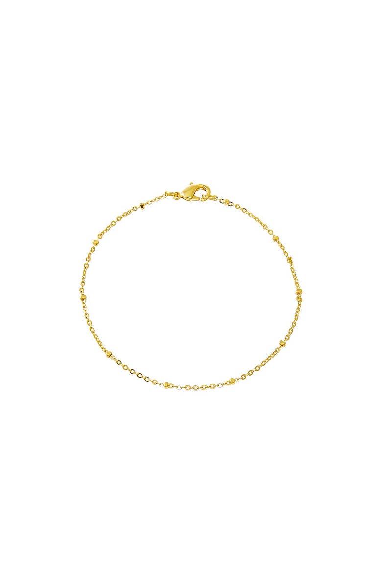 Solid Ball Chain Bracelet, Main, color, Gold