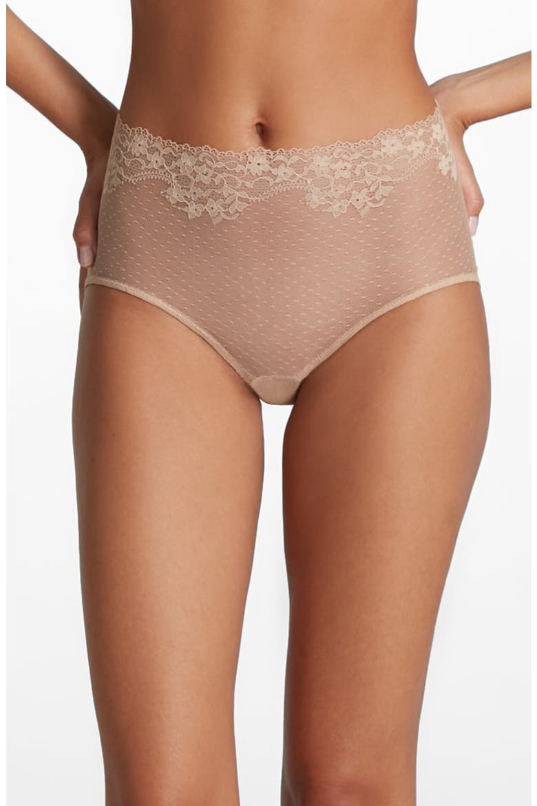 Double Take High Waist Briefs, Main, color, BEIGE