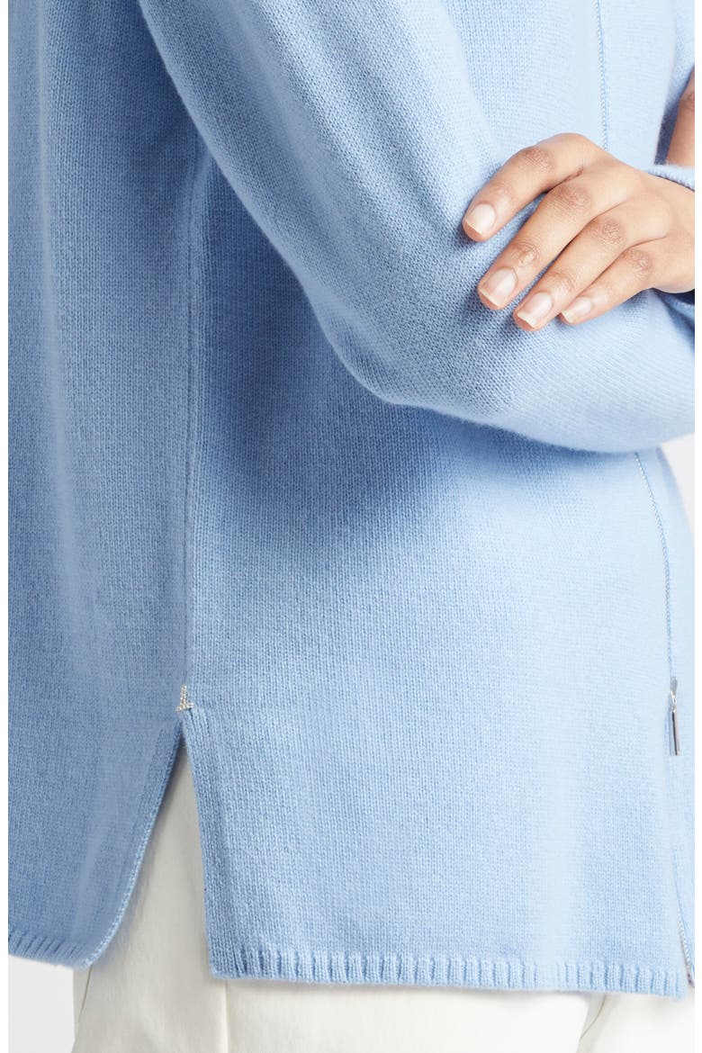 Cashmere Cardigan, Alternate, color, BLUE OASIS