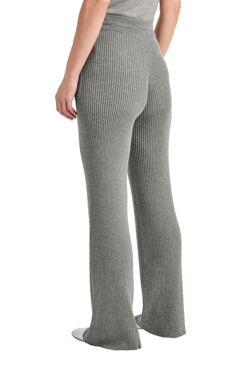 Splendid Georgie Rib Pants, Alternate, color, Heather Grey