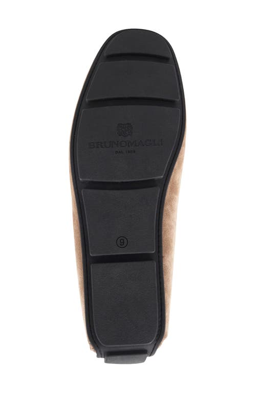 Bruno Magli Taranto Penny Loafer In Taupe Suede