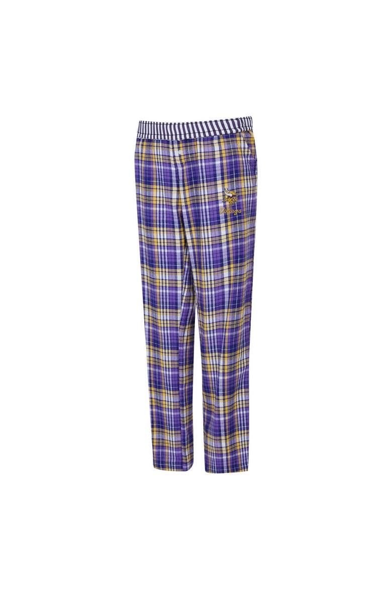 Women's Concepts Sport  Purple Minnesota Vikings Laney Plaid Tri-Blend Pants, Alternate, color, Purple