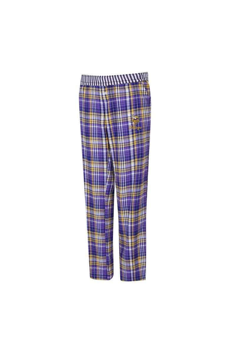CONCEPTS SPORT Women's Concepts Sport  Purple Minnesota Vikings Laney Plaid Tri-Blend Pants, Alternate, color, Purple