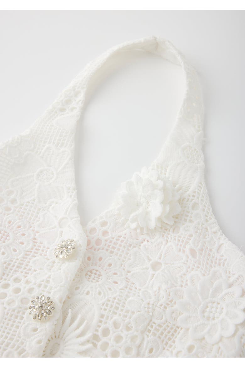 Lucinda Embroidered Vest, Alternate, color, Ivory