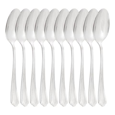 10 Piece Stainless Steel Dinner Spoon Set