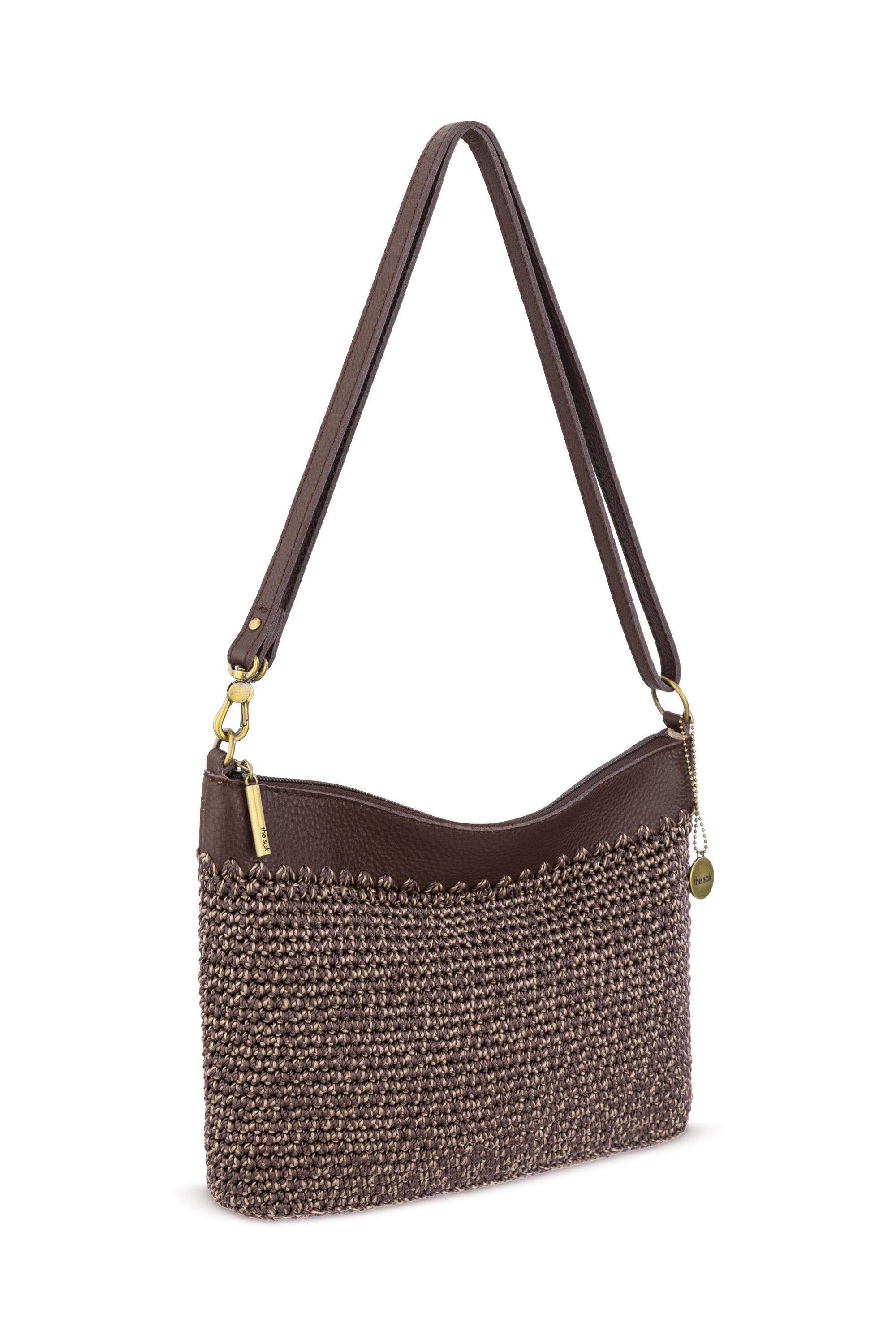 Lumi Covertible Crossbody Hand Crochet Bag, Alternate, color, Nutmeg Static