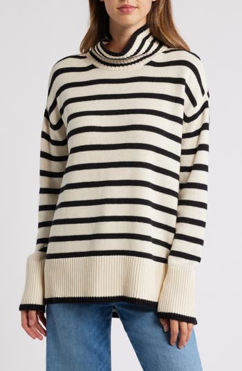 LUCKY BRAND LUCKY BRAND COTTON BLEND TURTLENECK SWEATER
