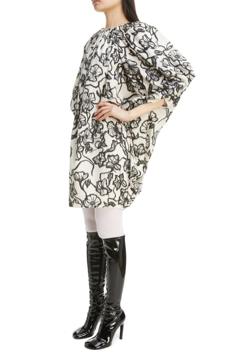 Dries Van Noten Dalfo Floral Print Asymmetric Dress, Alternate, color, 