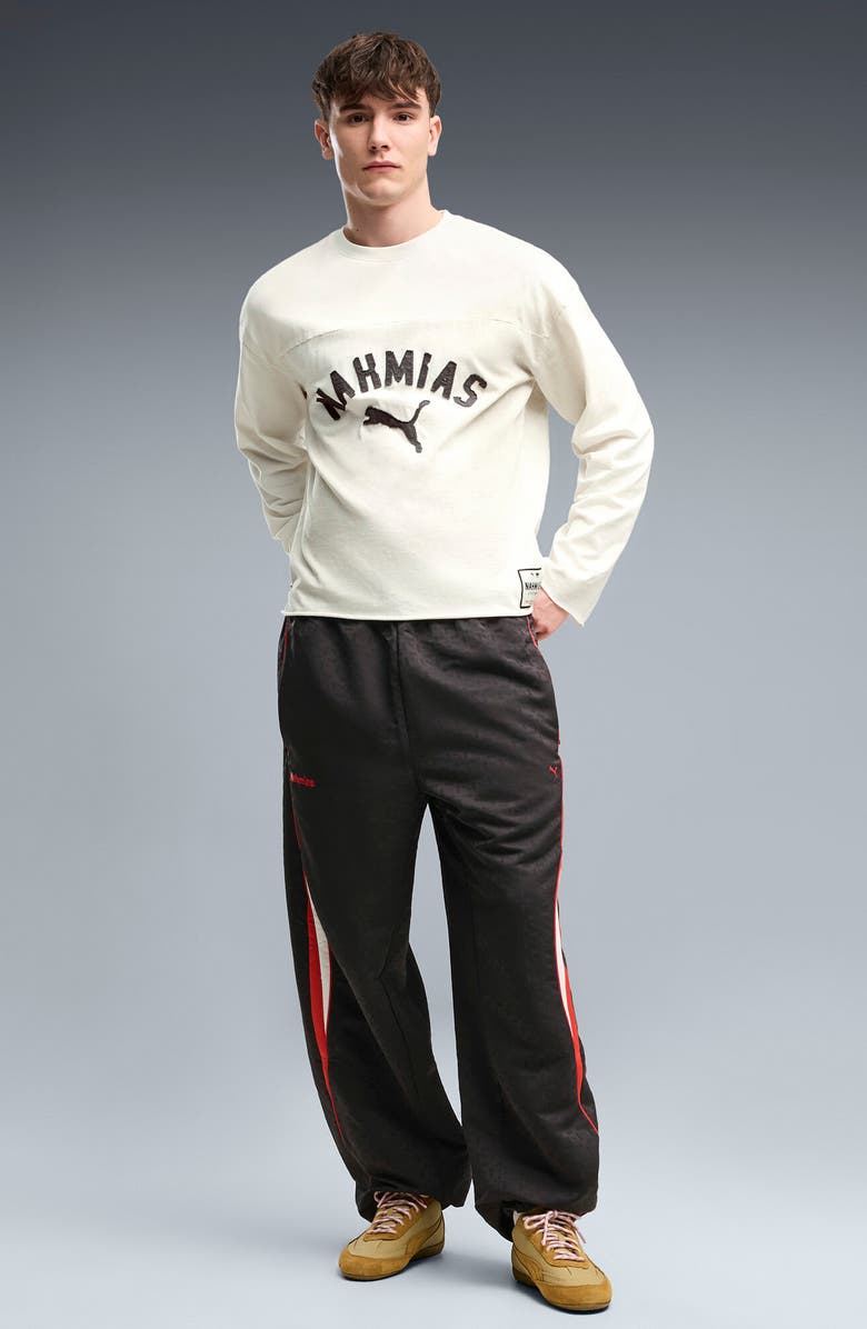 PUMA x NAHMIAS Long Sleeve Cotton Graphic T-Shirt, Alternate, color, Warm White
