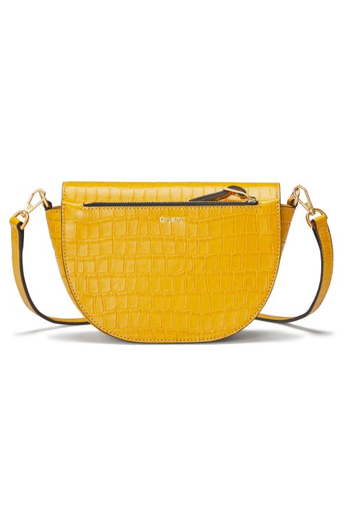 Oryany Lottie Croc Embossed Crossbody Bag