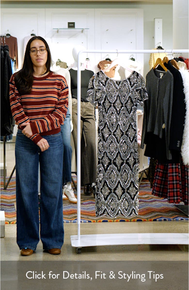 Stain Glass Beaded Cocktail Dress, sales video thumbnail