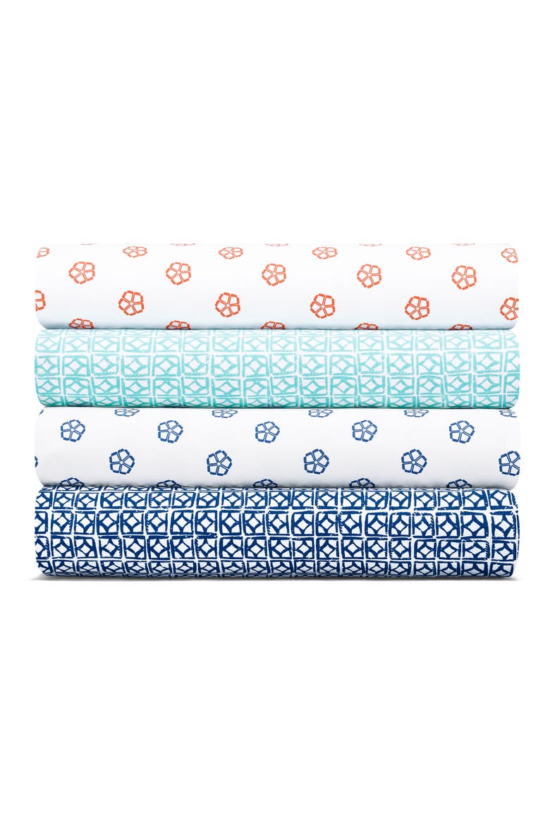 Cascara 200 Thread Count Sheet Set, Alternate, color, BLUE