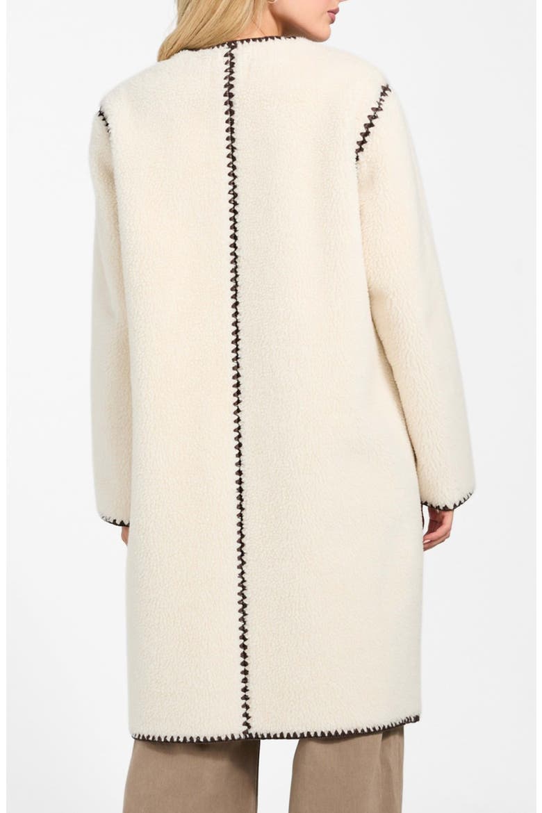 Mia Fleece Jacket, Alternate, color, WHITE