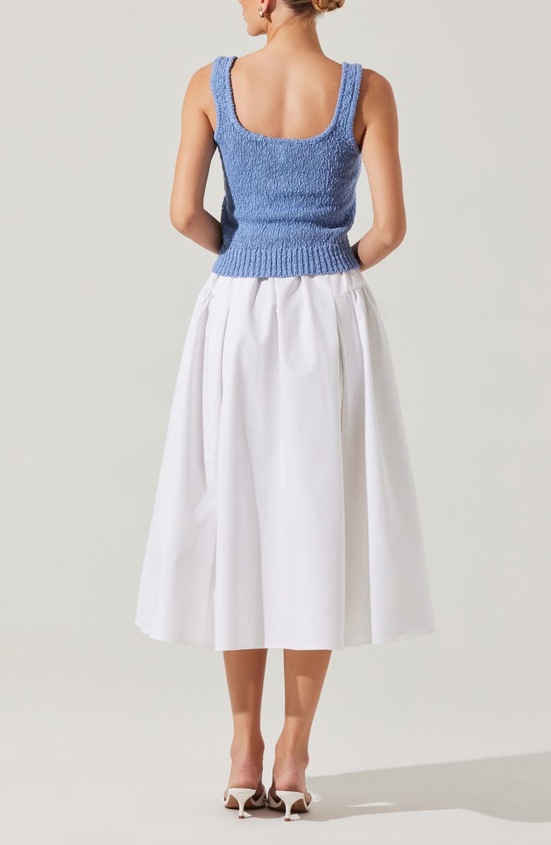 ASTR the Label Laila Midi Skirt, Alternate, color, White