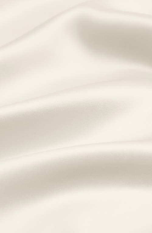 Homespun Mulberry Silk Pillowcase In White