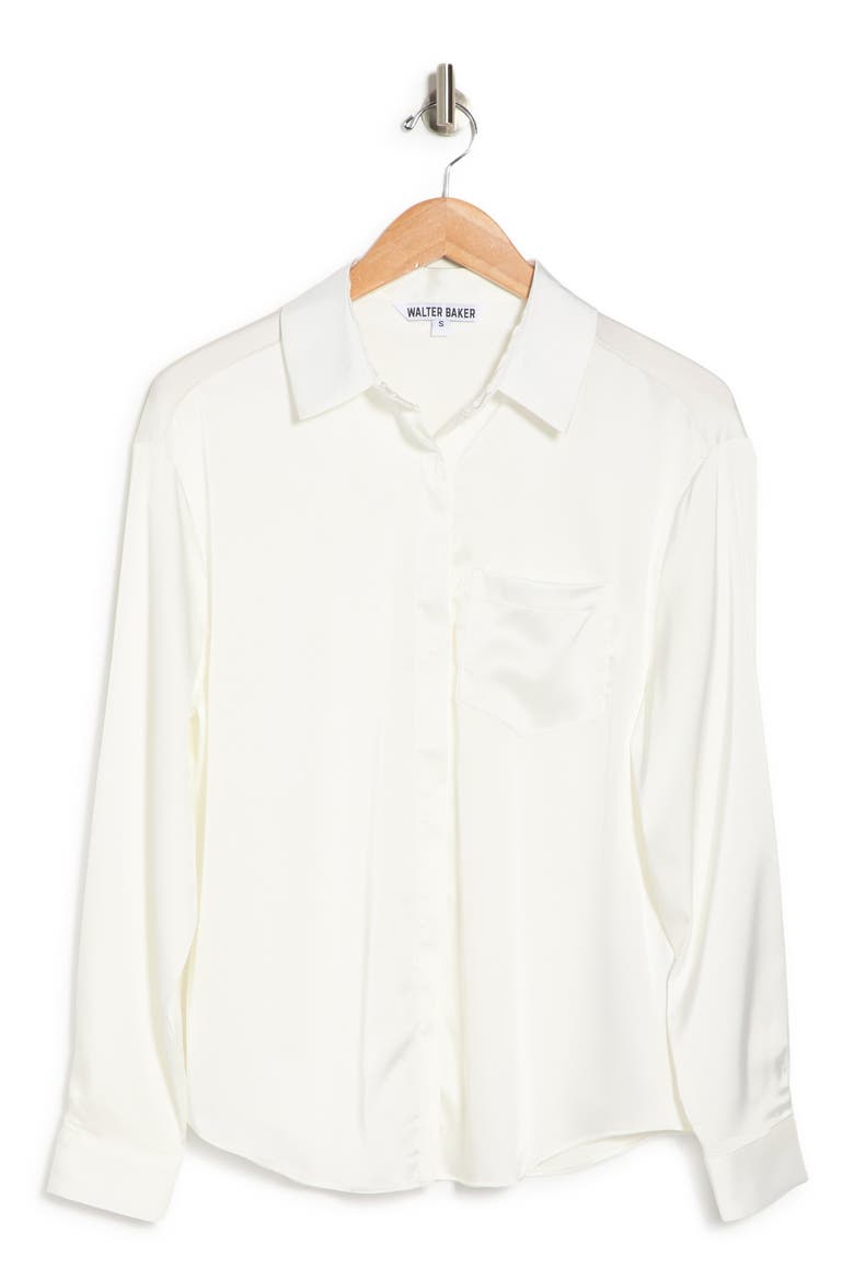 Bella Patch Pocket Shirt, Alternate, color, IVORY