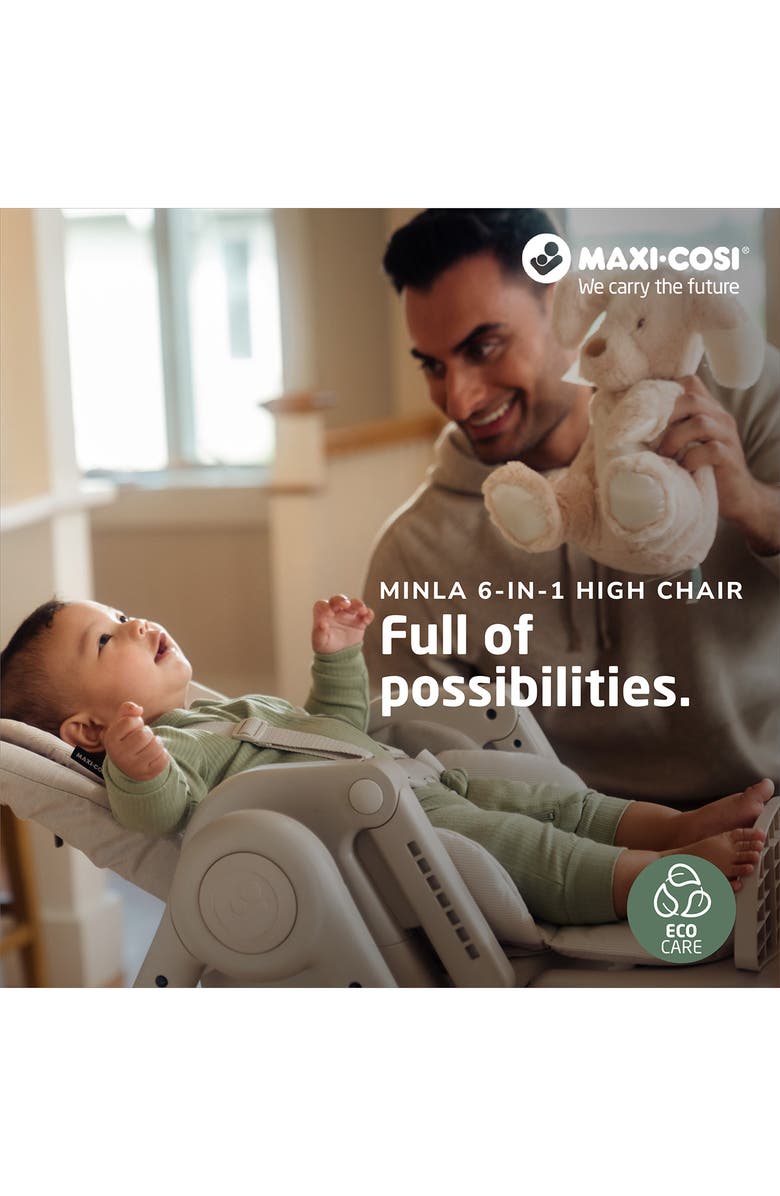 Maxi-Cosi<sup>®</sup> Minla 6-in-1 Adjustable Highchair, Alternate, color, Classic Graphite