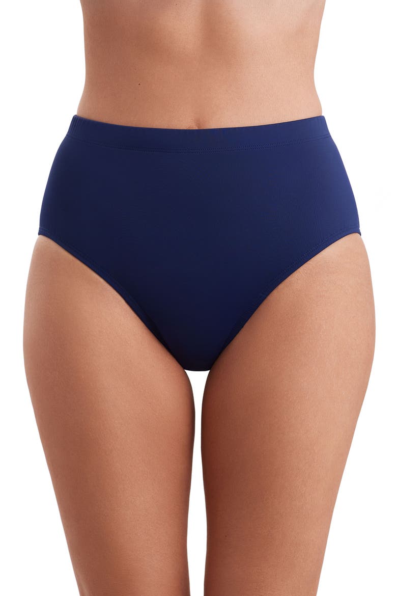 Basic Brief Swimsuit Bottom, Alternate, color, Navy Blue