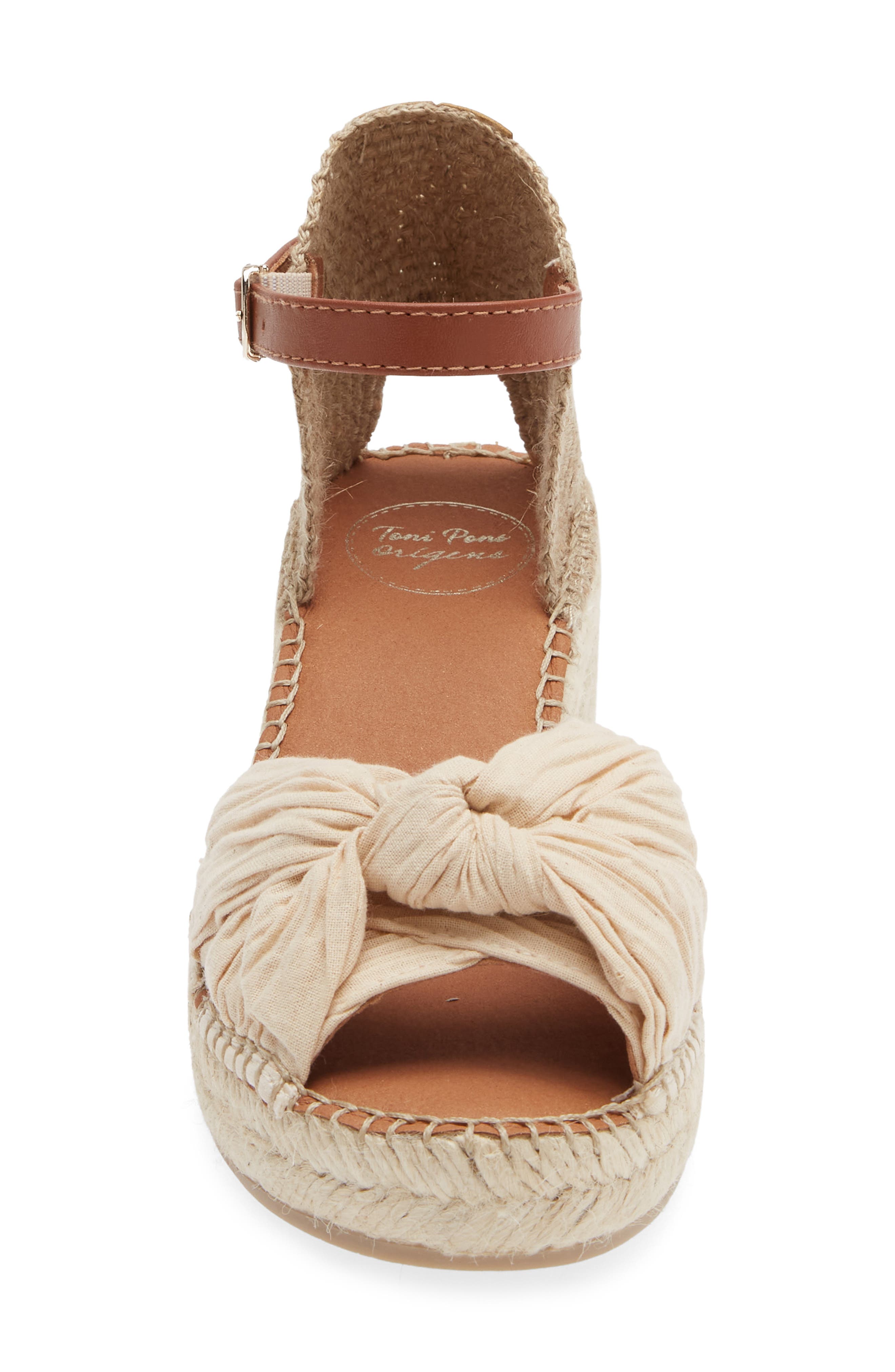 Toni Pons Daniela Ankle Strap Sandal, Alternate, color, Cream