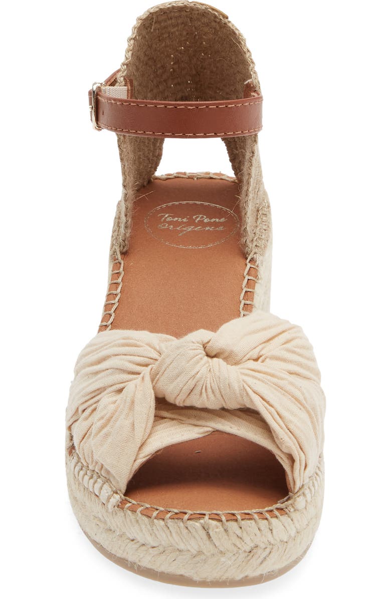 Toni Pons Daniela Ankle Strap Sandal, Alternate, color, Cream