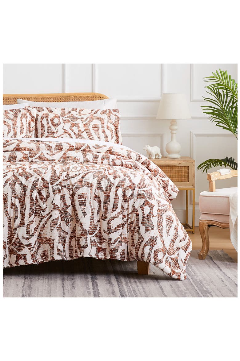 Khari Quilt & Sham Set, Alternate, color, RUST