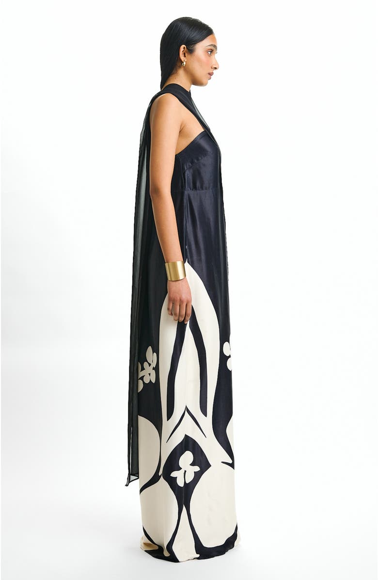 DIARRABLU Tubi Twa Strapless Dress Ula Noir, Alternate, color, Ula Noir