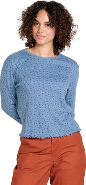 Toad & Co Foothill Pointelle Long Sleeve Crew II