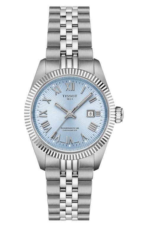Tissot Ballade Powermatic 48 Cosc Bracelet Watch, 30mm In Silver