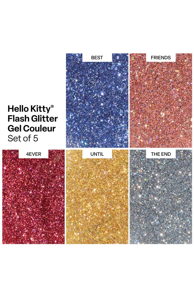 Aprés Nail Hello Kitty<sup>®</sup> Best Friends Flash Glitter Gel Couleur, Alternate, color, Variation