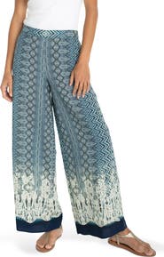 Liverpool Los Angeles Pull-On Ankle Wide Leg Pants
