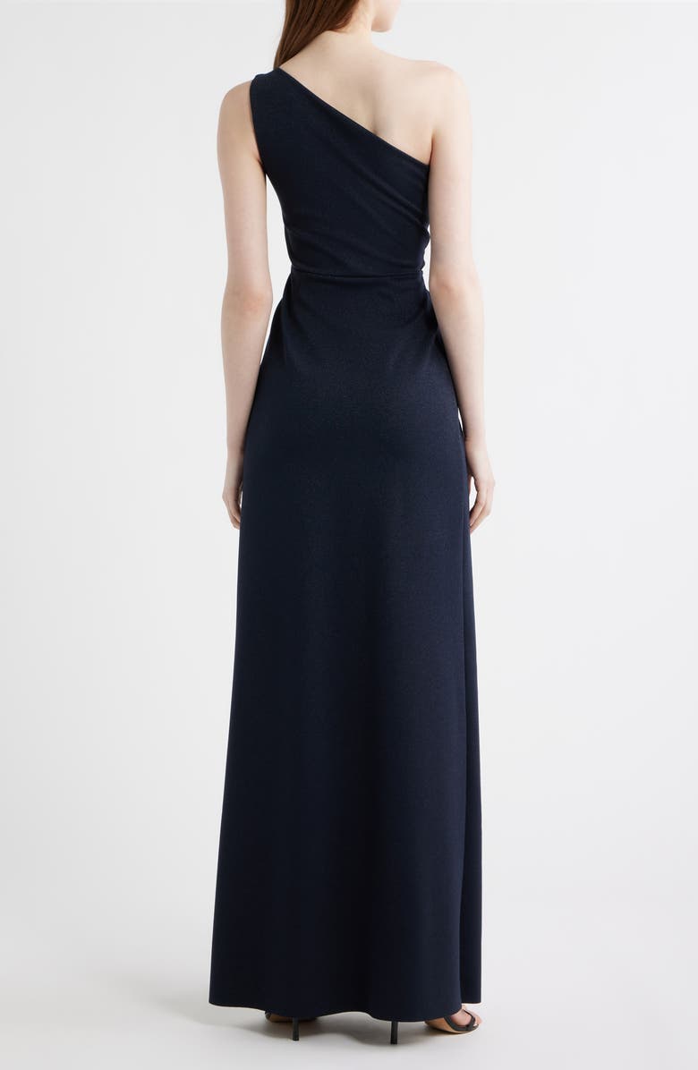 Chiara Boni La Petite Robe Sugar Off the Shoulder Gown, Alternate, color, Blu Notte