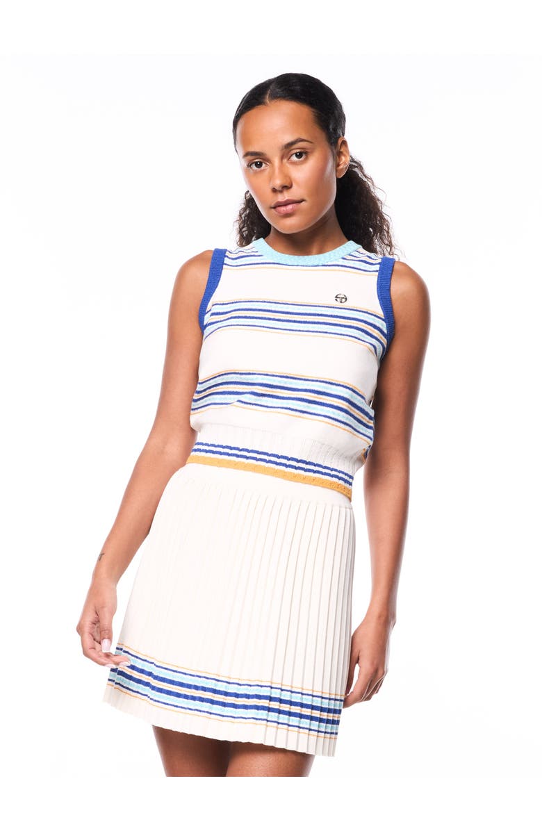 Sergio Tacchini Fausta Knit Tank, Main, color, Gardenia